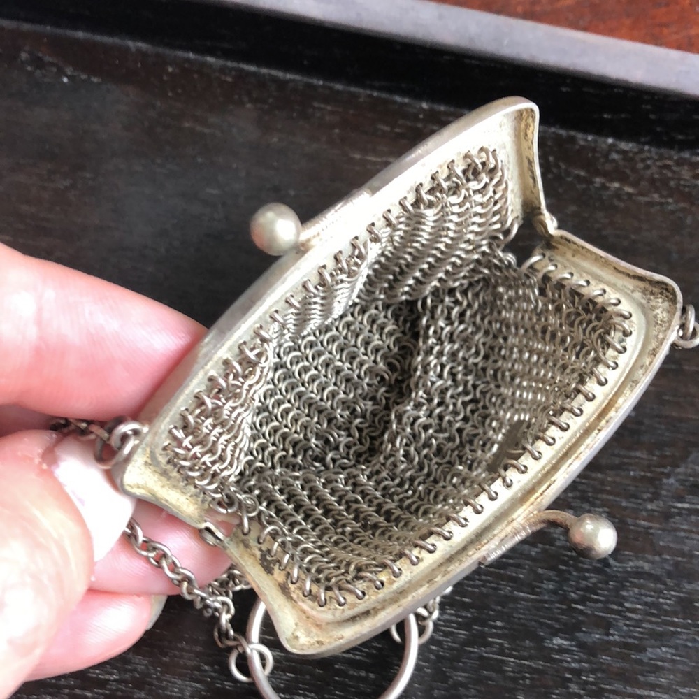 Antique French Chatelaine Purse - Picture 3 of 7